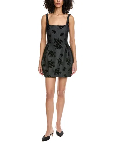 Amanda Uprichard Regency Dress In Indigo In Multi