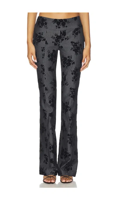 Amanda Uprichard Regency Pants In Indigo In Multi