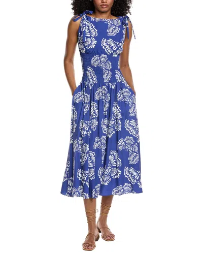 Amanda Uprichard Riviera Maxi Dress In Blue
