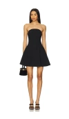 Amanda Uprichard Romilly Dress In Black