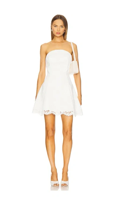 Amanda Uprichard Minikleid Romilly In White