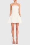 Amanda Uprichard Yvette Bubble Dress In White