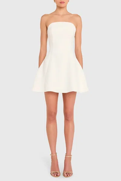 Amanda Uprichard Romilly Mini Dress In White