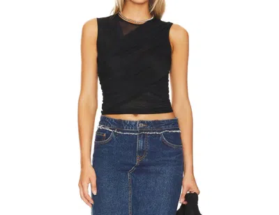 Amanda Uprichard Romina Top In Black