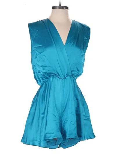 Pre-owned Amanda Uprichard Romper In Blue