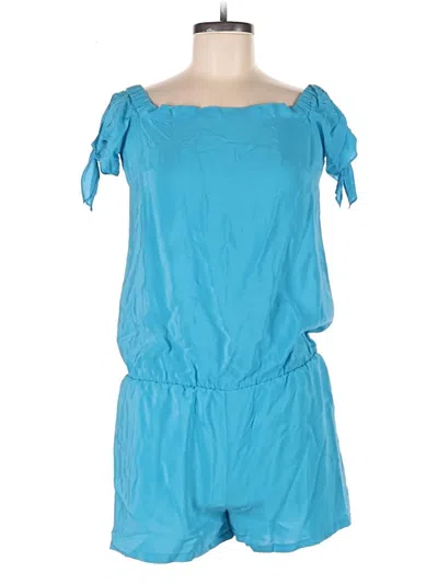 Pre-owned Amanda Uprichard Romper In Blue