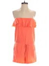 Amanda Uprichard Romper In Orange