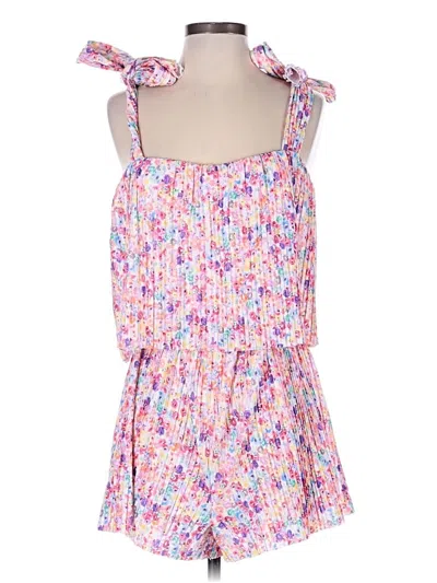 Pre-owned Amanda Uprichard Romper In Pink