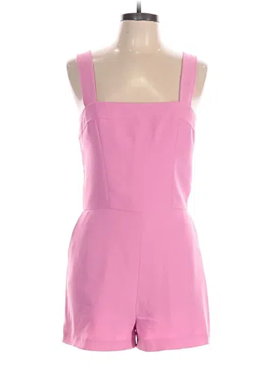 Pre-owned Amanda Uprichard Romper In Pink
