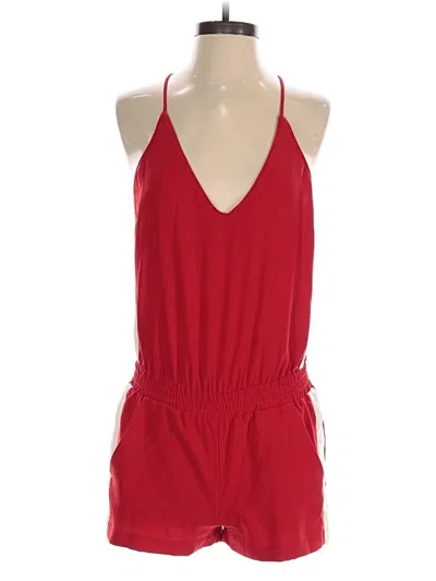 Pre-owned Amanda Uprichard Romper In Red