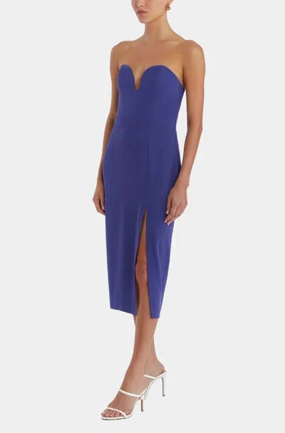 Amanda Uprichard Ronelle Dress In Serenity In Blue