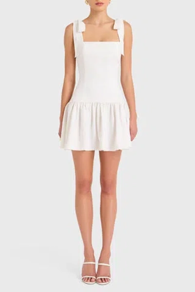 Amanda Uprichard Rudi Dress In Ivory