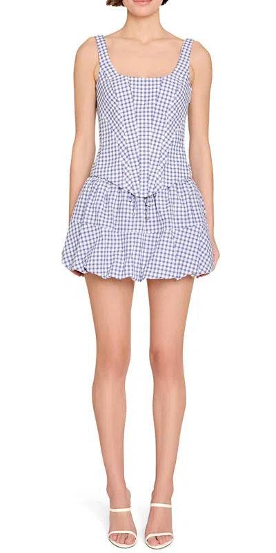 Amanda Uprichard Ryland Top In Blue White
