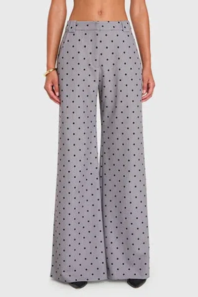 Amanda Uprichard Saddler Pants In Gray