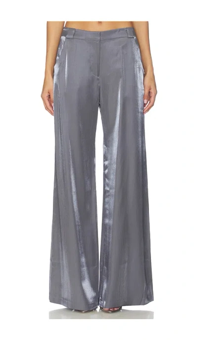 Amanda Uprichard Saddler Pants In Gray