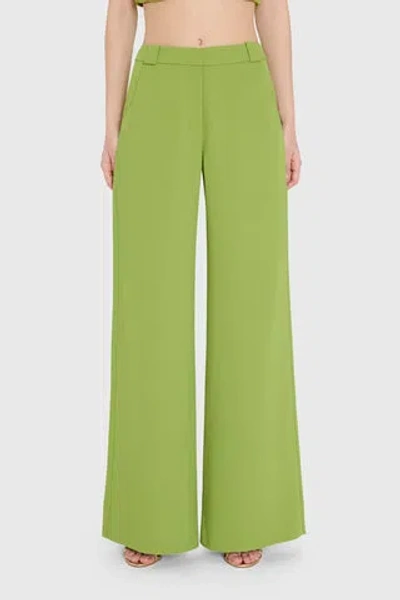 Amanda Uprichard Saddler Pants In Green