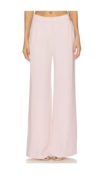 Amanda Uprichard Saddler Pants In Mochi In Pink