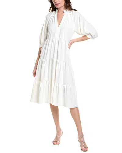 Amanda Uprichard Saffron Midi Dress In White