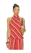 Amanda Uprichard Samba Top In Multi