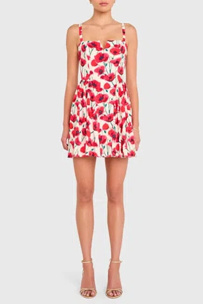 Amanda Uprichard Sarabeth Dress In Poppy Field
