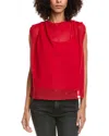Amanda Uprichard Scala Top In Red