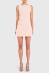 Amanda Uprichard Maven Sleeveless Skort Romper In Pink