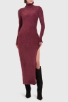 Amanda Uprichard Secora Dress In Burgundy