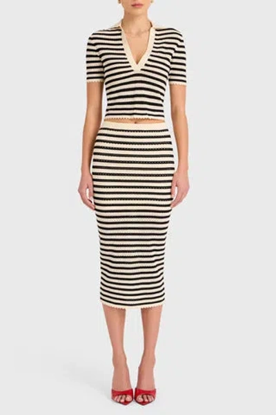 Amanda Uprichard Seine Skirt In Black