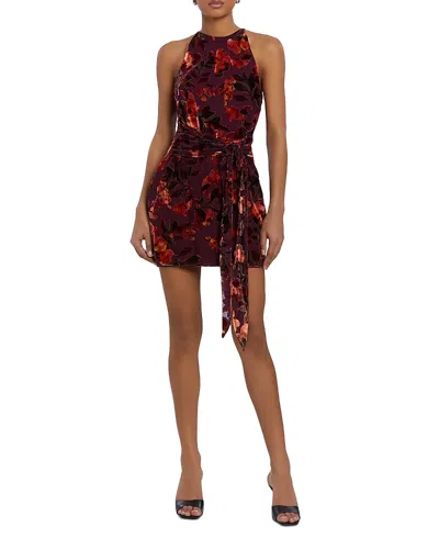 Amanda Uprichard Selah Dress In Sorrel Burnout