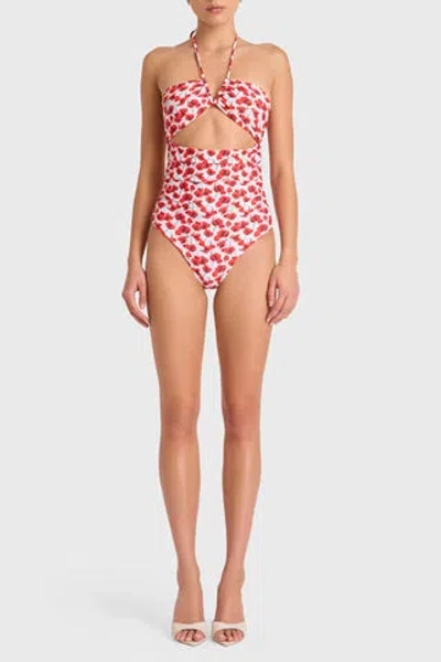 Amanda Uprichard Seneca One Piece In Poppy Field