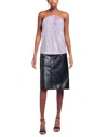 Amanda Uprichard Sequin Top In Lilac In Blue