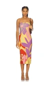 Amanda Uprichard Shiran Dress In Yellow