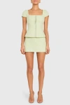 Amanda Uprichard Antonia Top In Mint