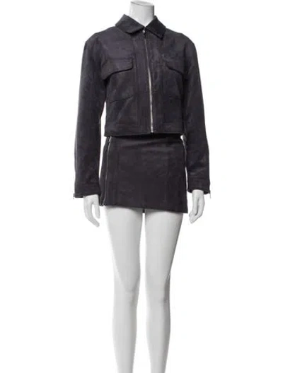 Pre-owned Amanda Uprichard Skirt Suit In Black