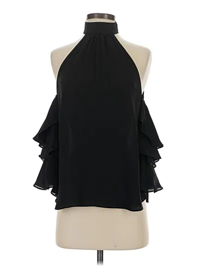 Pre-owned Amanda Uprichard Sleeveless Blouse In Black