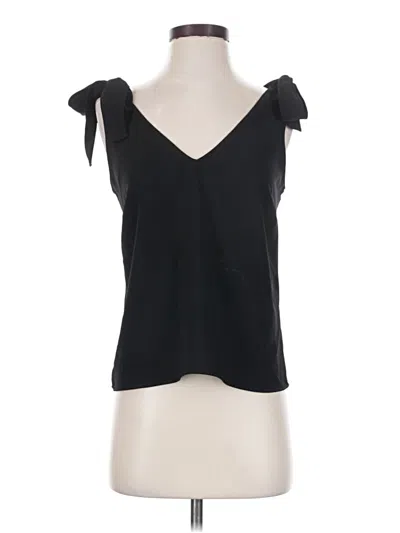 Pre-owned Amanda Uprichard Sleeveless Blouse In Black