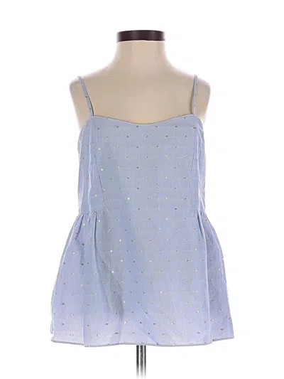 Pre-owned Amanda Uprichard Sleeveless Blouse In Blue