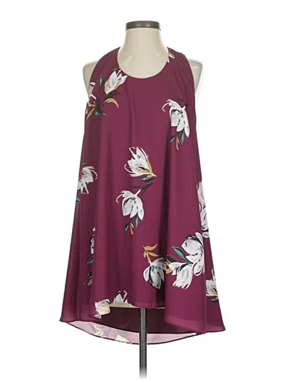 Pre-owned Amanda Uprichard Sleeveless Blouse In Burgundy