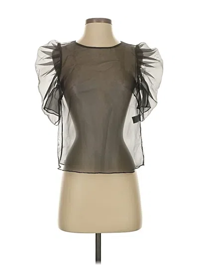 Pre-owned Amanda Uprichard Sleeveless Blouse In Gray