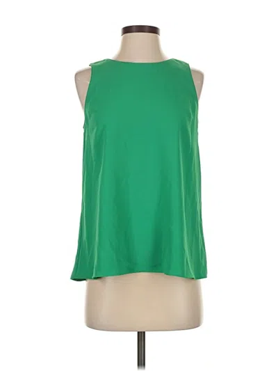 Pre-owned Amanda Uprichard Sleeveless Blouse In Green