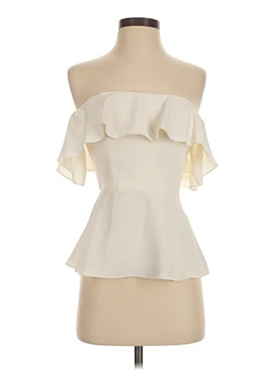 Pre-owned Amanda Uprichard Sleeveless Blouse In Ivory