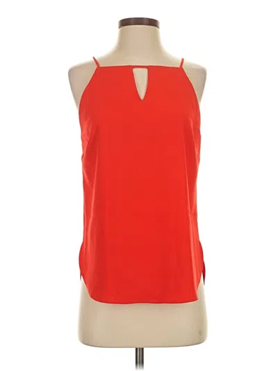 Pre-owned Amanda Uprichard Sleeveless Blouse In Red