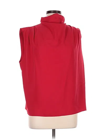 Pre-owned Amanda Uprichard Sleeveless Blouse In Red