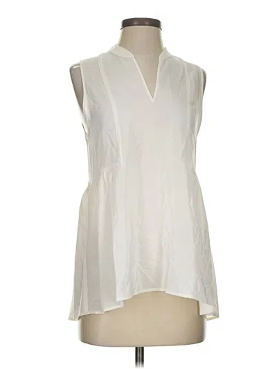 Amanda Uprichard Sleeveless Blouse In White