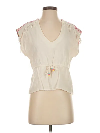 Pre-owned Amanda Uprichard Sleeveless Blouse In White