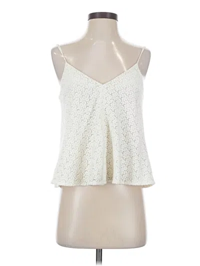 Pre-owned Amanda Uprichard Sleeveless Blouse In White