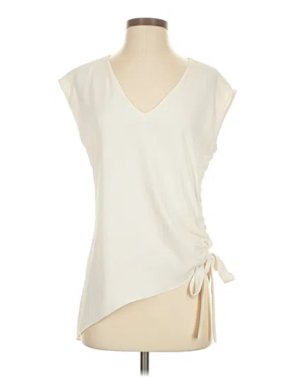 Pre-owned Amanda Uprichard Sleeveless Blouse In White