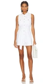 Amanda Uprichard Sleeveless Greyson Romper In White