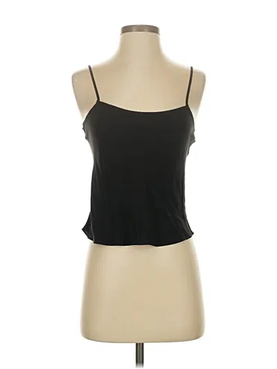Pre-owned Amanda Uprichard Sleeveless Silk Top Black Strapless Neckline Tops