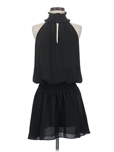 Pre-owned Amanda Uprichard Sleeveless Top Black Halter Neckline Tops